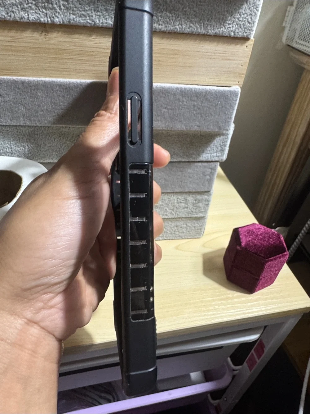Rokform Clear Protective Phone Case with Black Trim